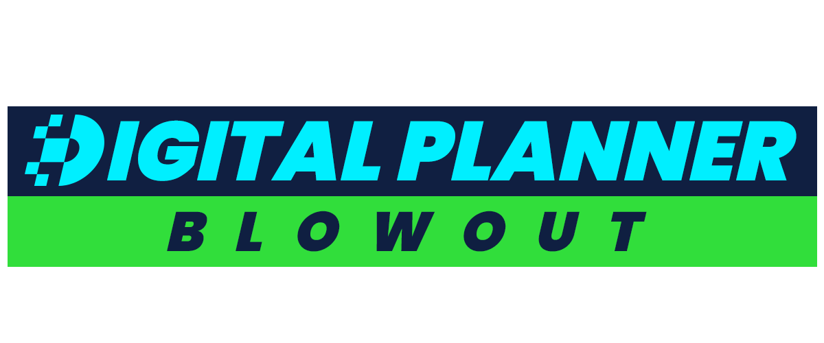 Digital Planner Blowout